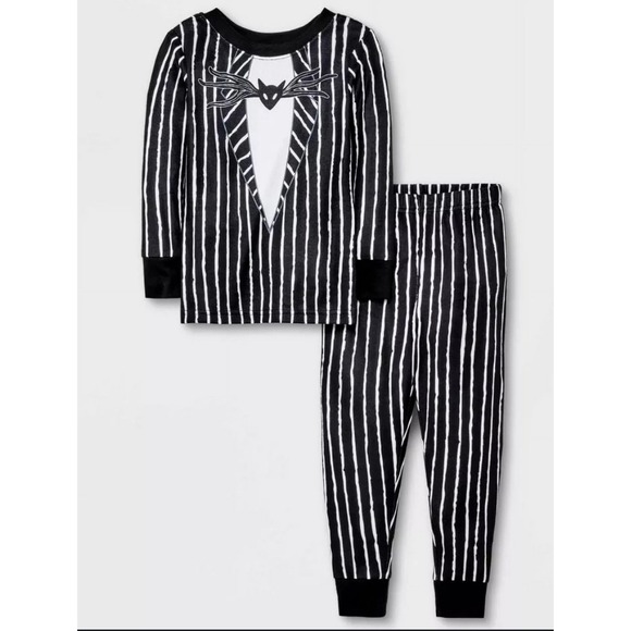 Disney Boys The Nightmare Before Christmas Jack Skellington Pajama Set, Size 10 - Picture 1 of 7